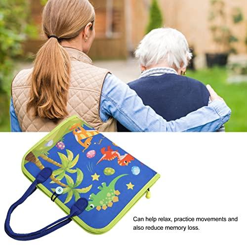 Yinhing Dementia Sensory Toy for Adults with Alzheimers Dementia, Fidget Blanket Pressure Anxiety Relief Cloth