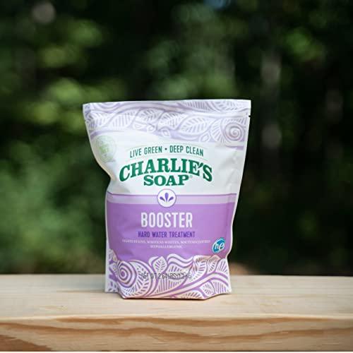 Charlie's Soap Charlie\'s Soap Booster & Hard Water Treatment 160 Loads (2.64 Lbs, 1 Pack) Natural Powdered Water Softener and Laundry Booster Safe and Effective