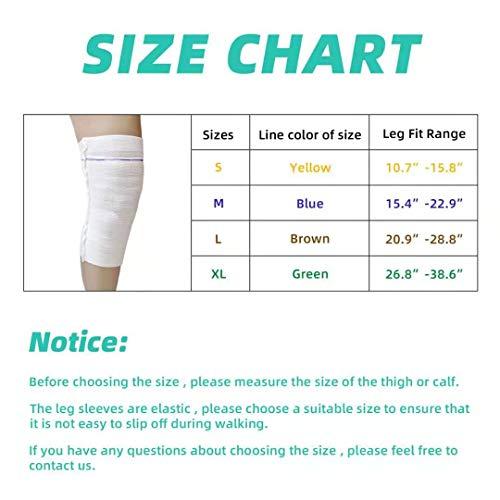AxuuRmvin Catheter Leg Bag Holder Urine Bag Leg Sleeve Drainage Bag Covers Urinary Drainage Bag Washable Urinary Incontinence Supplies for Men,Women (XL-1)