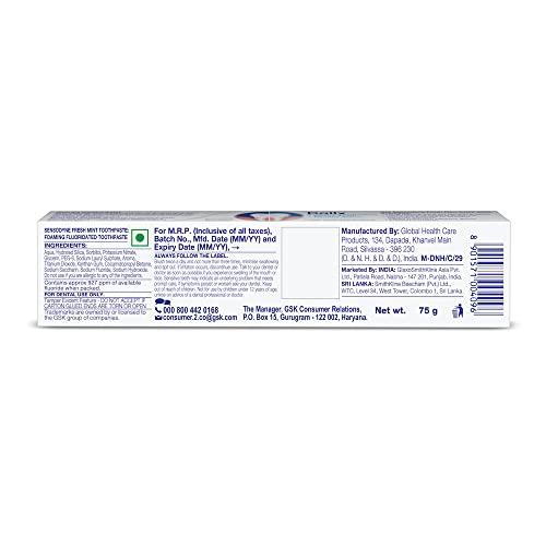 Sensodyne Sensodyne Fresh Mint Sensitivity Toothpaste for Sensitive Teeth and Fresh Breath 70g (Pack of 1)