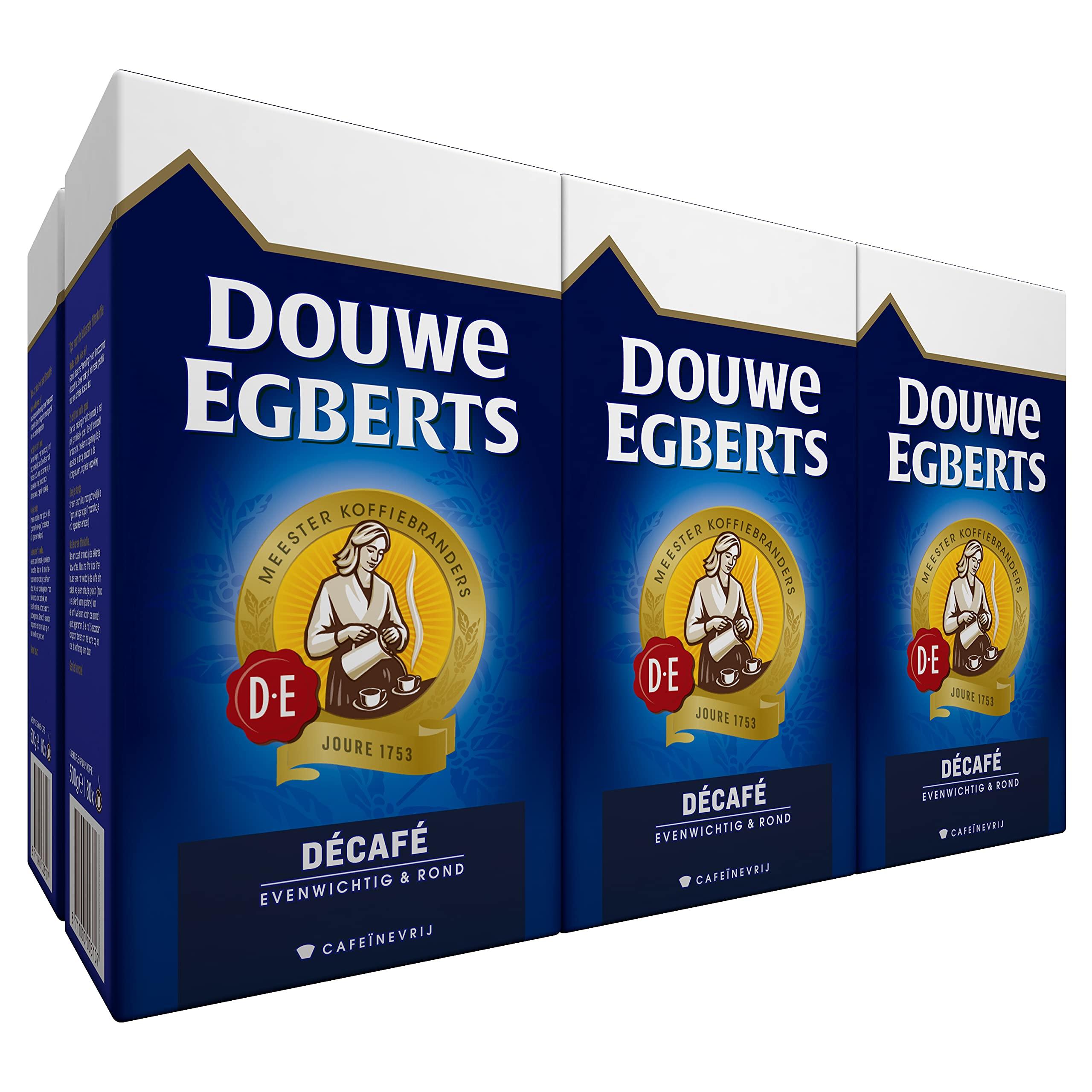 Douwe Egberts Douwe Egberts Decaff Filter Caffe, Medium Roast,17.6 Ounce (Pack of 6)