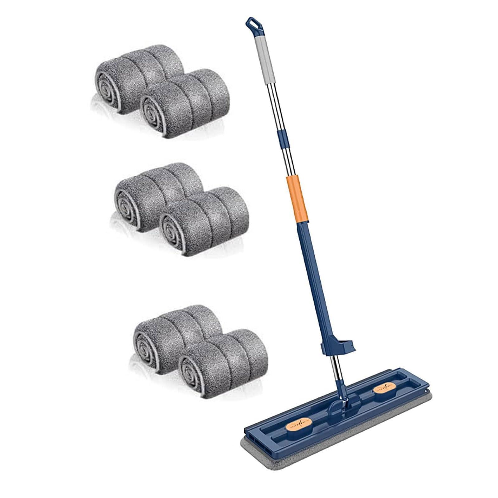 staol staol Flat Mop Floor Cleaning Mop Set Super Absorbent Selfcontained Slide Effortless Cleaning Tool Large Flat Mop