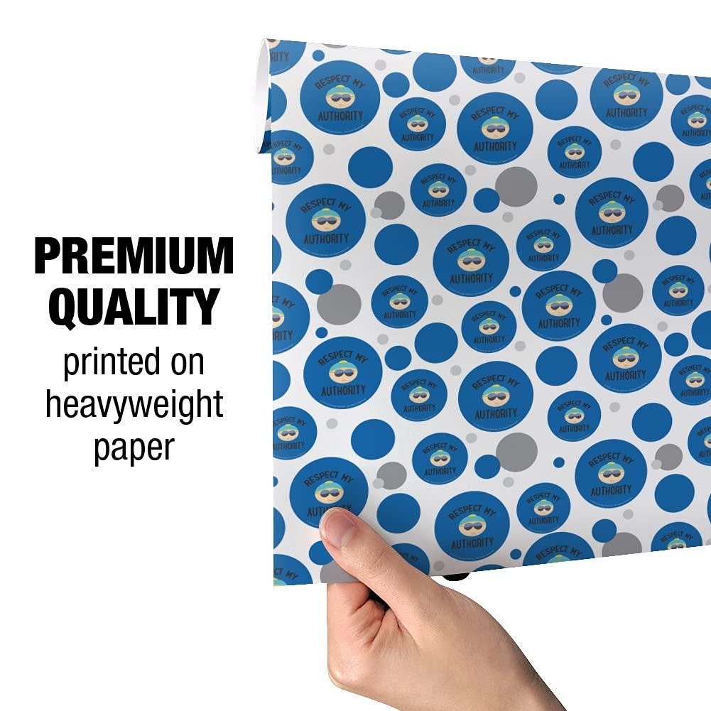 GRAPHICS & MORE GRAPHICS & MORE South Park Cartman Respect my Authority Premium Gift Wrap Wrapping Paper Roll