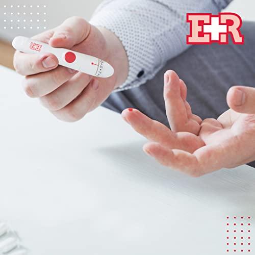 Ever Ready First Aid Ever Ready First Aid Lancing Device with 100 30 Gauge Twist Lancets for Blood Sugar Testing