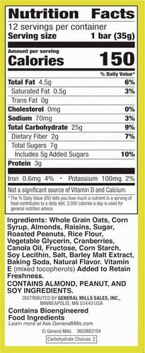 Nature Valley Nature Valley Chewy Fruit and Nut Granola Bars, Trail Mix Snack Bars, 12 ct, 14.4 OZ