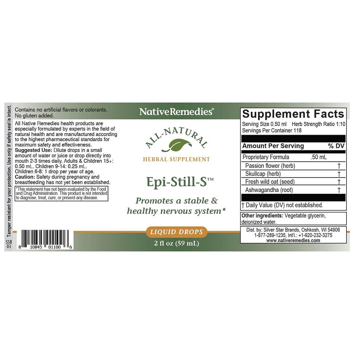 Fox Valley Traders Native Remedies Epi-Still-STM 2 Pack
