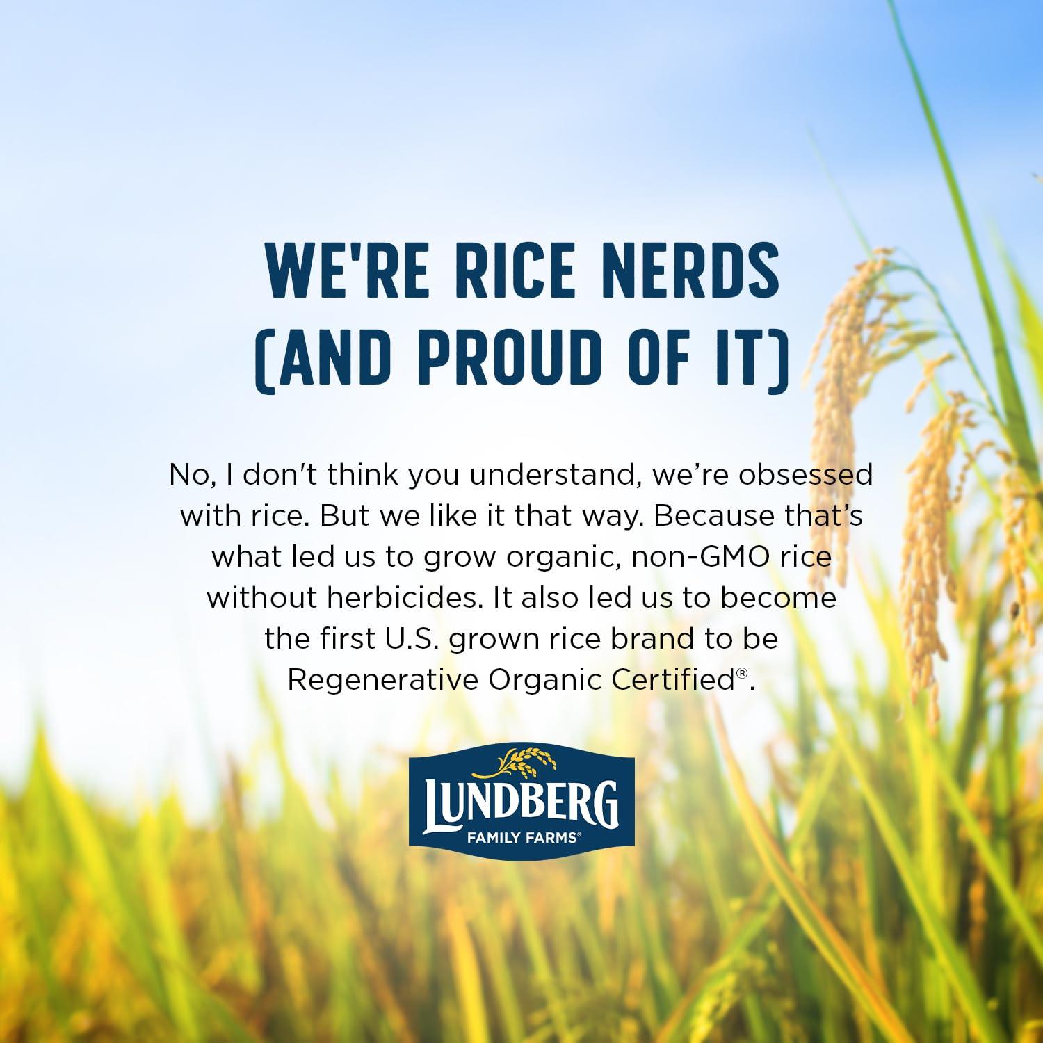 Lundberg Lundberg Basmati Rice, Organic Long Grain Brown Rice - Non-Sticky, Fluffy Aromatic Rice, Healthy Food, Bulk Rice Grown in California, Pantry Staples, 25 Lbs