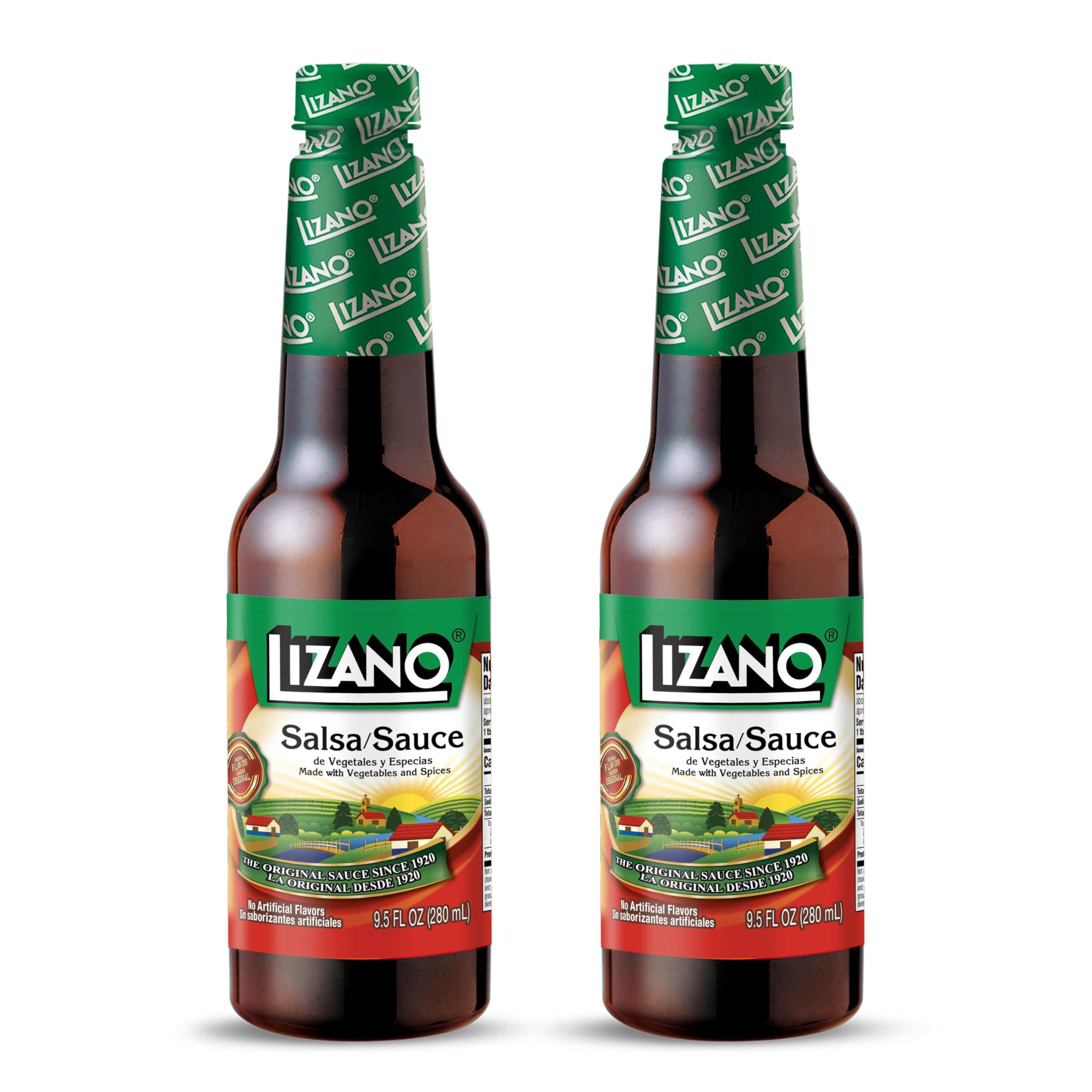 Lizano Lizano Salsa Sauce With Vegetables and Spices, 9.46 fl oz (Pack of 2)