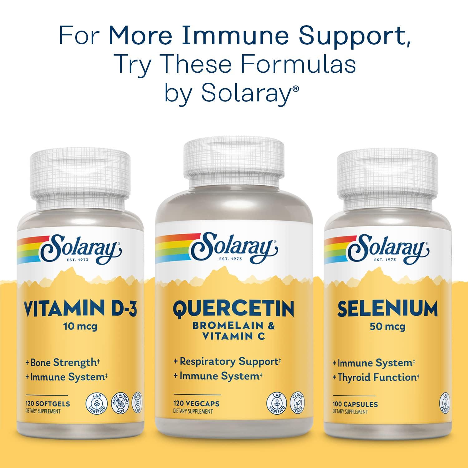 SOLARAY Zinc 50mg Solaray 100 Veg Cap - Pack of 3