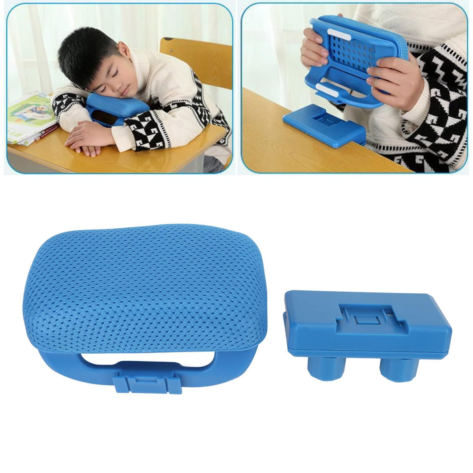 Posture Corrector Kid Sitting Posture Corrector Adjustable Height Angle Soft Sponge Writing Posture Trainer Child Vision Blue