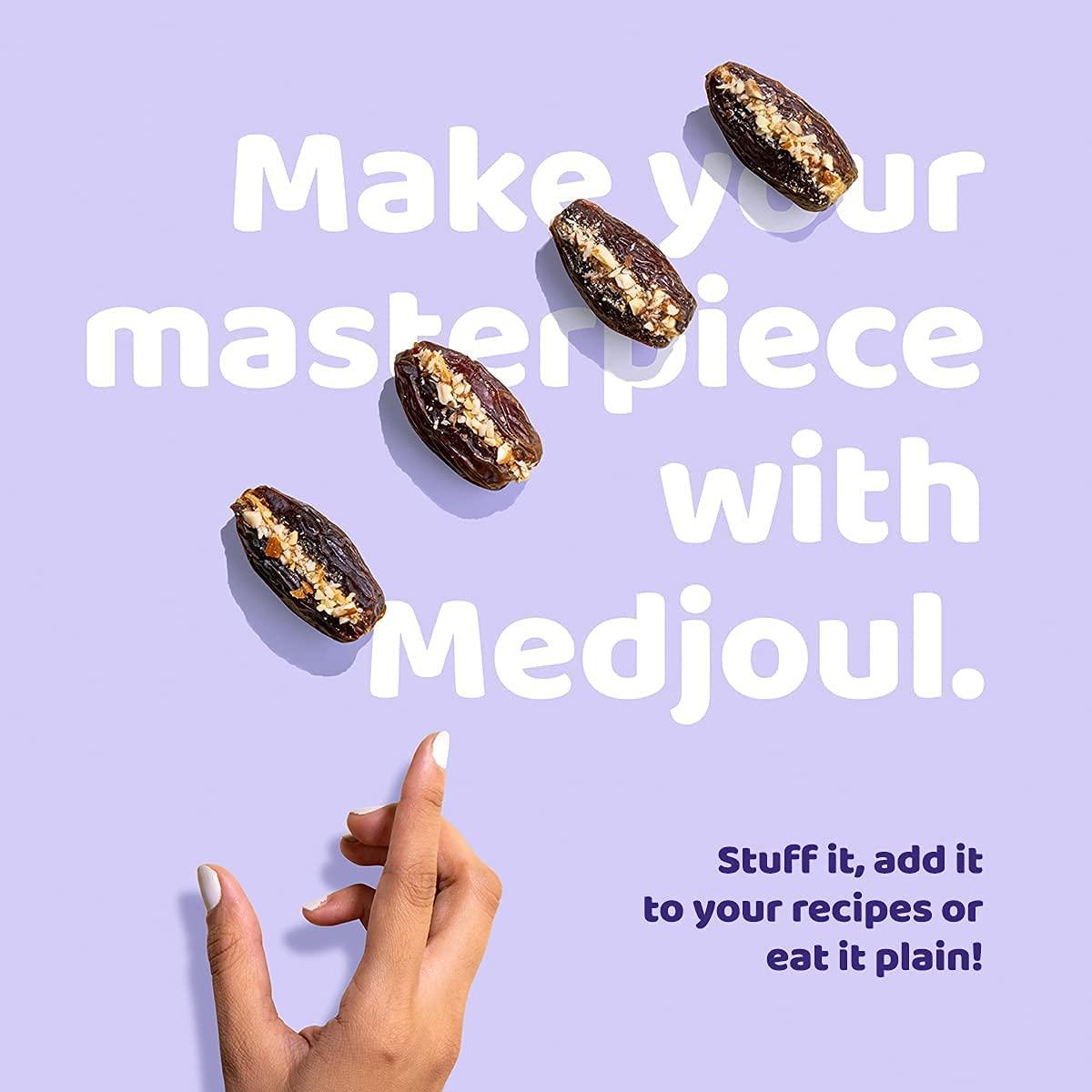 Generic Generic Mini Medjoul/Medjool Dates (Khajoor/Khajur) 100% Natural | Rich in Calcium, Iron and Potassium | Instant Energy - 200 gm