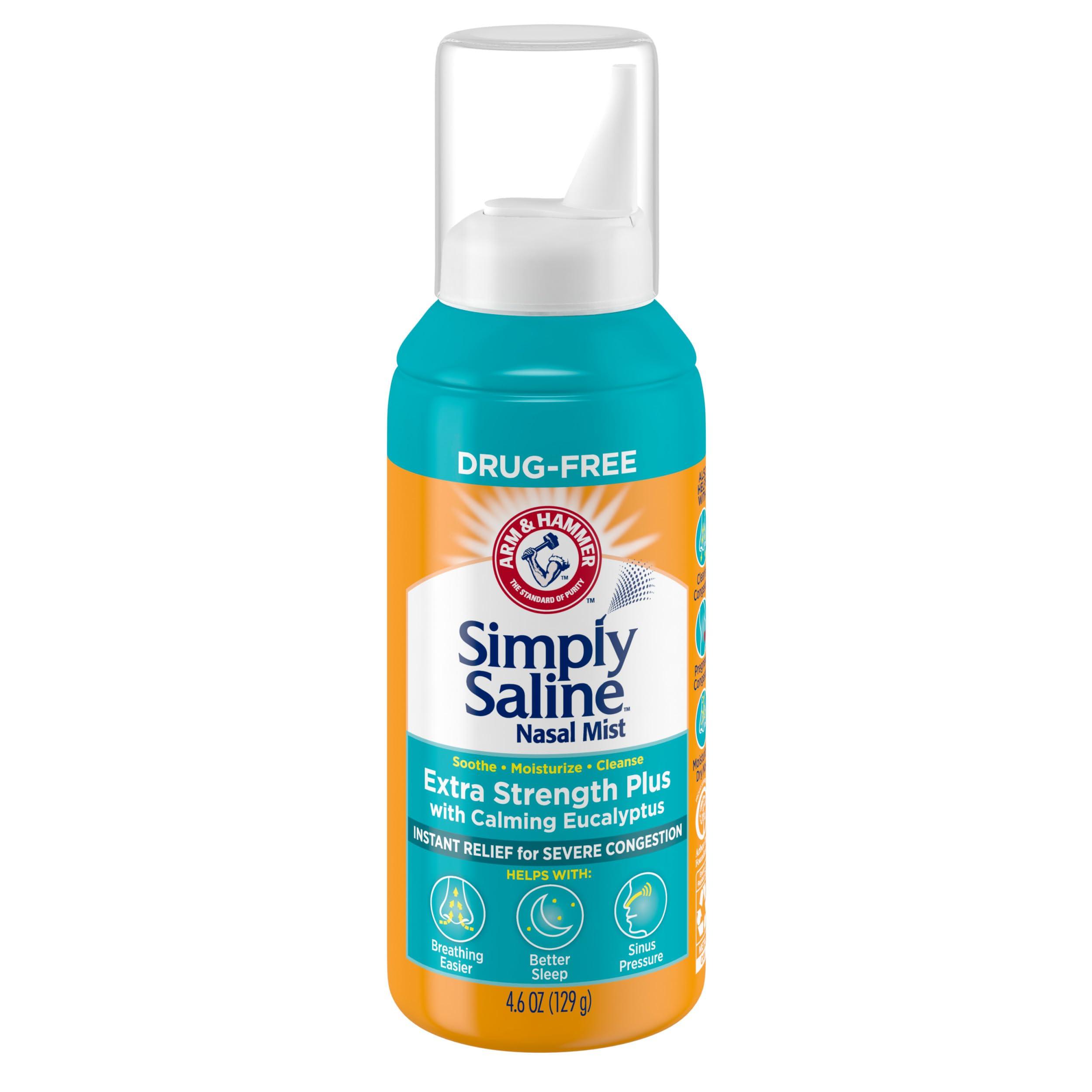 Simply Saline Arm & Hammer Simply Saline Adult Nasal Mist Extra Strength Plus w/Eucalyptus