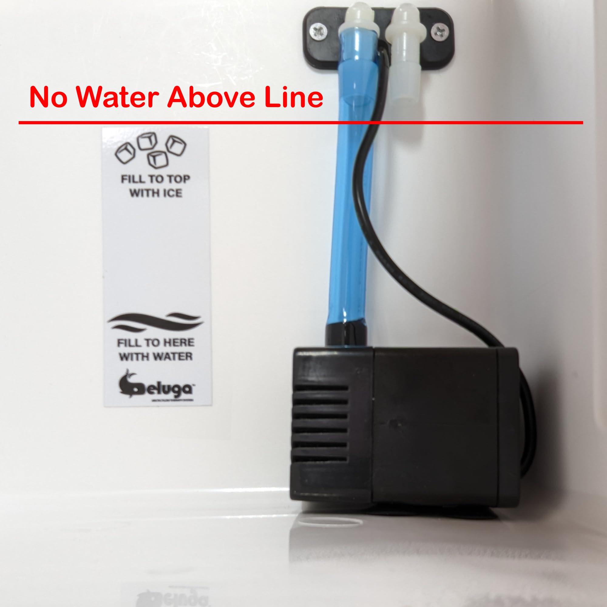 Beluga BelugaBASIC Arctic Flow Therapy System with Foot & Ankle Wrap | 12qt Cooling Reservoir | with ON/Off Switch