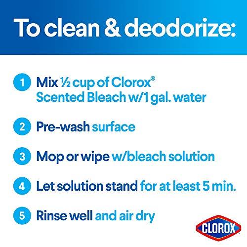 Clorox Clorox Splash-Less Liquid Bleach, Fresh Meadow Scent - 116 Ounce Bottle (Packaging May Vary)