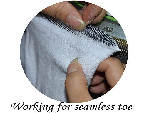 Yomandamor Yomandamor Women's 5 Pairs Non-Binding Cotton Ankle Diabetic/Dress Socks with Seamless Toe and Cushion Sole