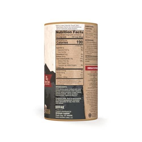 Kodiak Cakes Kodiak Oatmeal Canister, Rolled Oats, High Protein, 100% Whole Grains (1 canister)