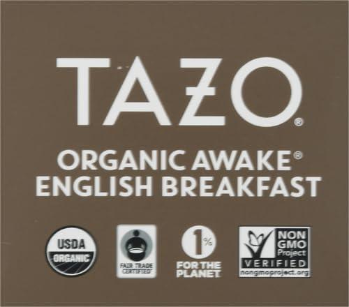TAZO TAZO Organic Awake English Breakfast Black Tea, 16 Total Tea Bags