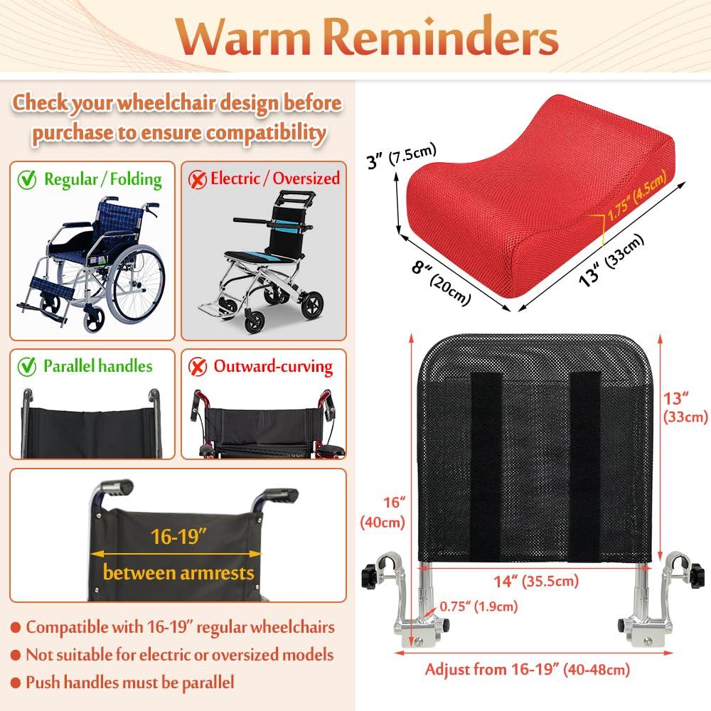Mybow Wheelchair Headrest Neck Support Head Positioning Pillow Medical Neck Surgery Foam Wedge Keep Head Straight Immobilizer Back Support Cushion Headrest Attachment for Wheelchair Accessories Seniors