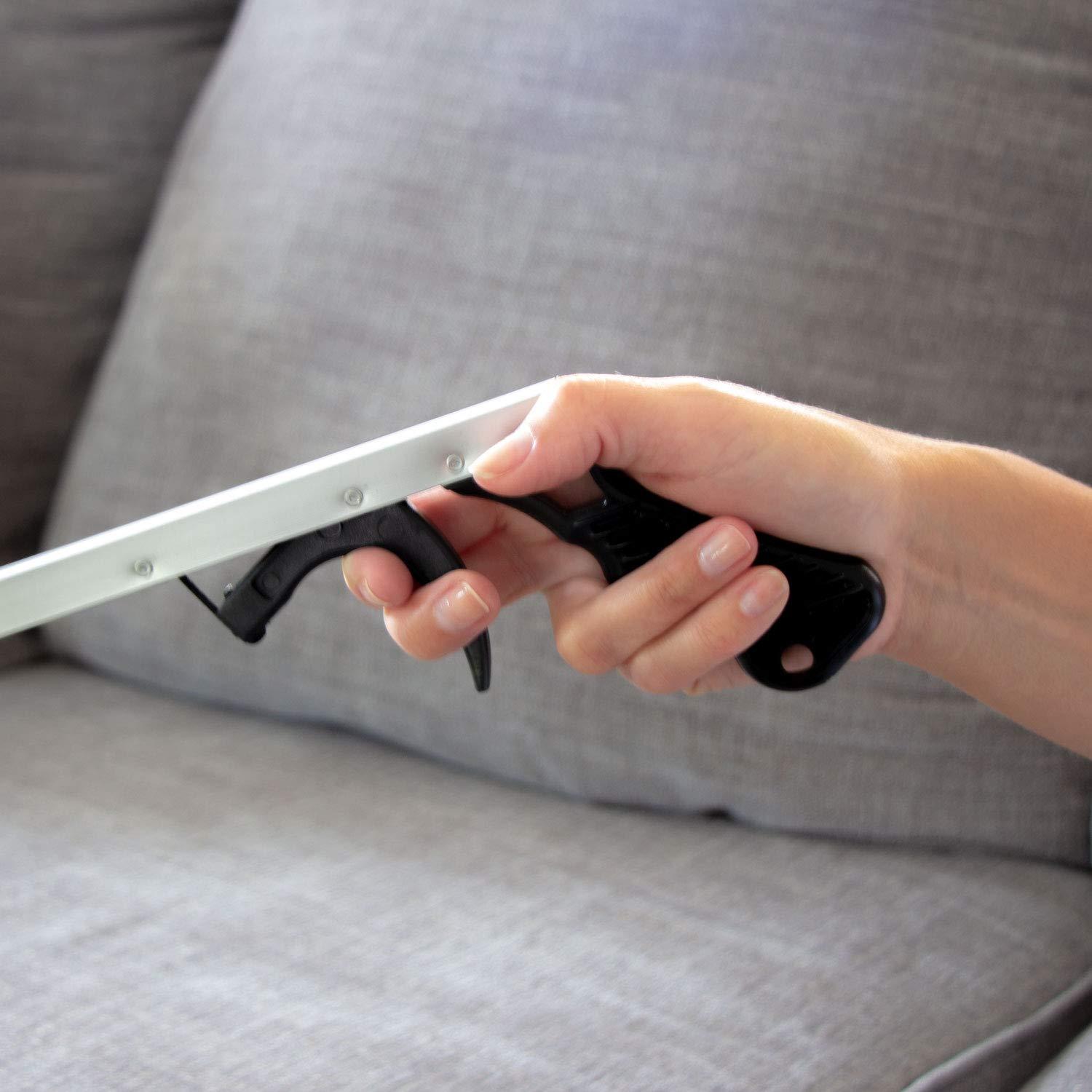 HealthSmart DMI Reacher Grabber Tool for Elderly, Disabled or After Surgery Recovery, Claw Grabber, Reaching Assist Tool, Trash Picker, Hand Gripper, Arm Extension, 26 Inches, Non Folding, Magnetic Claw