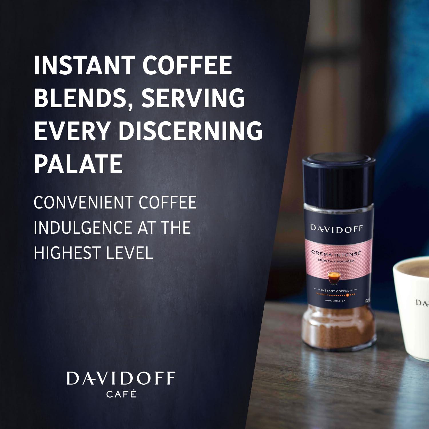DAVIDOFF DAVIDOFF Crema Intense Instant Coffee - 9/12 Intensity - 90 g