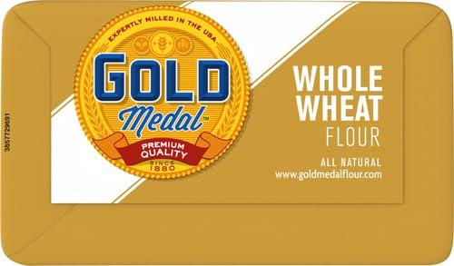 Gold Medal Gold Medal Premium Quality All Natural Whole Wheat Flour For Baking, 5 lb (Pack of 2)