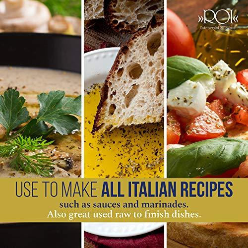 ROI ROI Pesto Sauce - Vegan Pesto - Fresh Ligurian Basil Pesto and ROI Ligurian Italian Extra Virgin Olive Oil First Cold Pressed - Cucina Olive Oil