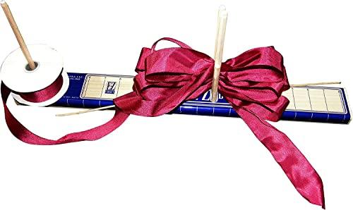 E-Z Bowz Deluxe EZ BowMaker - Bow Making Tool - Crafting Bowmaker - Professional Designer Bow Maker - DIY Wreath Bows, Hair Bows, And More
