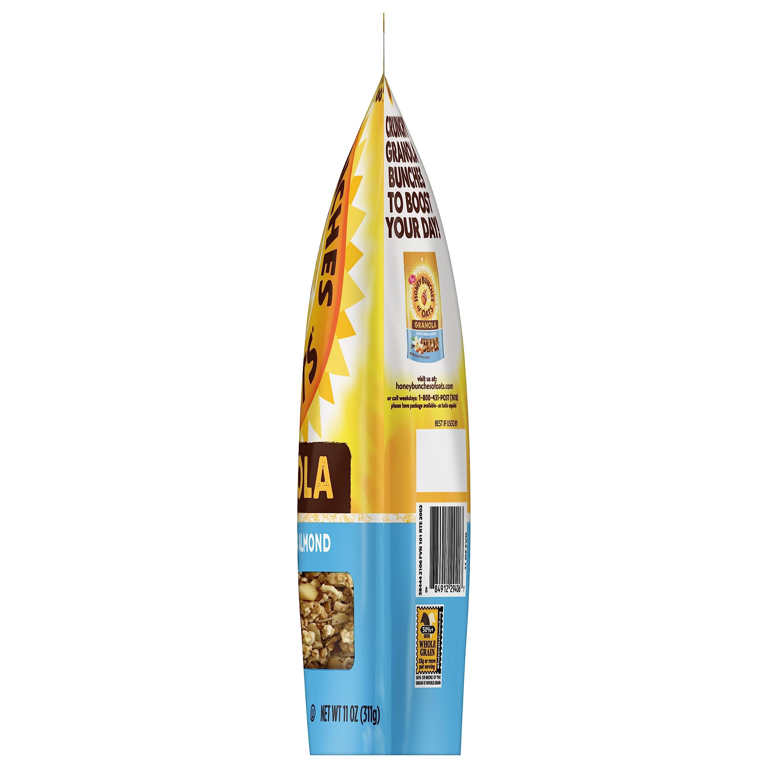 Honey Bunches of Oats Honey Bunches of Oats French Vanilla Granola Cereal and Snack, Good Source of Fiber, made with Whole Grain Breakfast Cereal, 11 Ounce Pouch