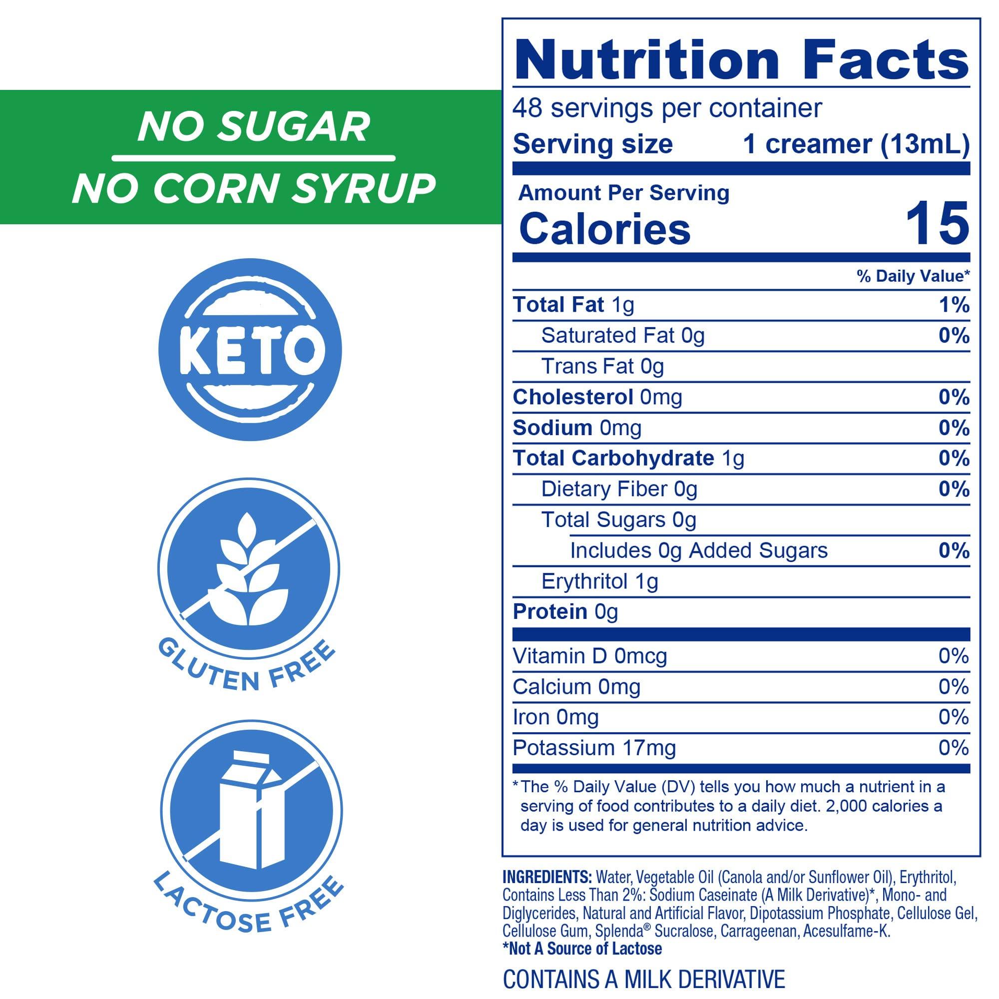 SPLENDA SPLENDA Single Serve Coffee Creamer Cups, Sugar Free French Vanilla, 48 Count (Pack of 2)