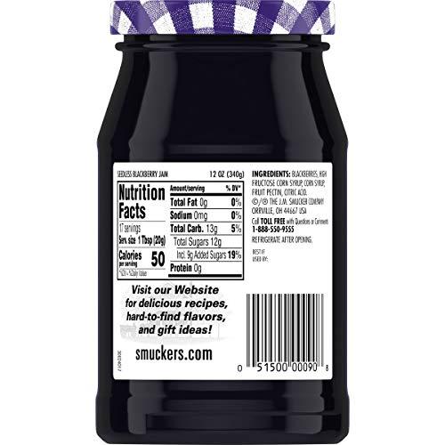 Smucker\'s Smucker\'s Seedless Blackberry Jam, 12 Ounces