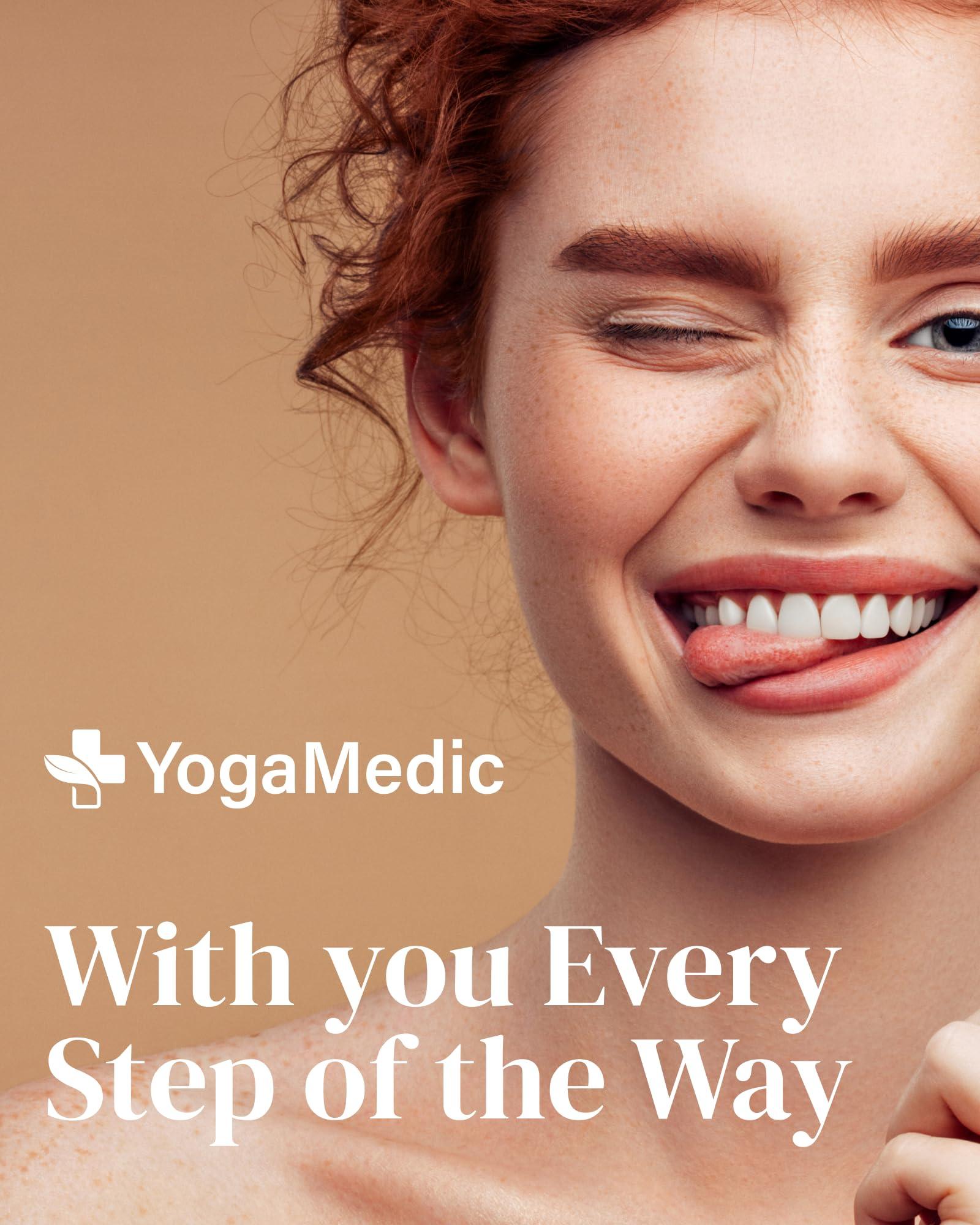 YOGAMEDIC Yoga Medic Tongue Scraper for Adults & Kids, 100% Stainless Steel (3 Pack)- Fight Bad Breath- Reusable Tongue Cleaner with Travel Case- Gentle Handle- Mouth Freshener- Get Rid of Coated Tonge- U Shape