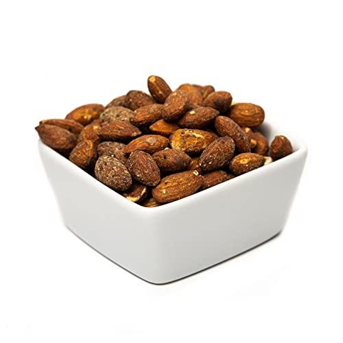 Jake's Nut Roasters Jake's Nut Roasters - Bleu Cheese Cracked Pepper Almonds (2 Pack) Whole Dry Roasted Seasoned Flavored Almonds - High-Protein Snack with Blue Cheese & Black Pepper Flavor