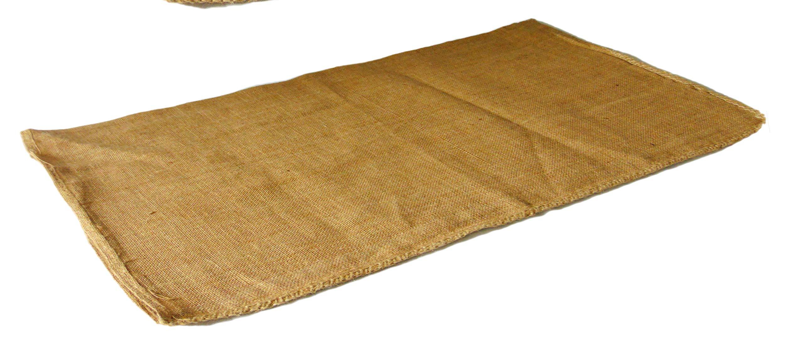 Jutemill 12 Pack Premium Large Burlap sack Bags | 24 x 40 inch New Coffee Bag | Potato Bag | Sack Race | Seed Preserve Sack | Natural Jute gunny-sacks made by 10 Ounce Burlap Fabric tight weaved