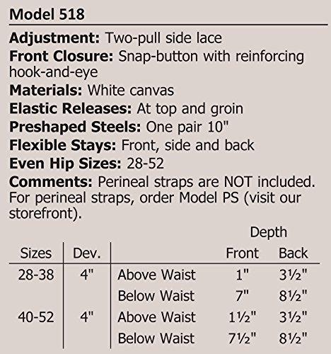 Freeman Manufacturing Co. Men's Lumbosacral Back Support Corset 518 541 560 (Cinch-It/Panels, 46)