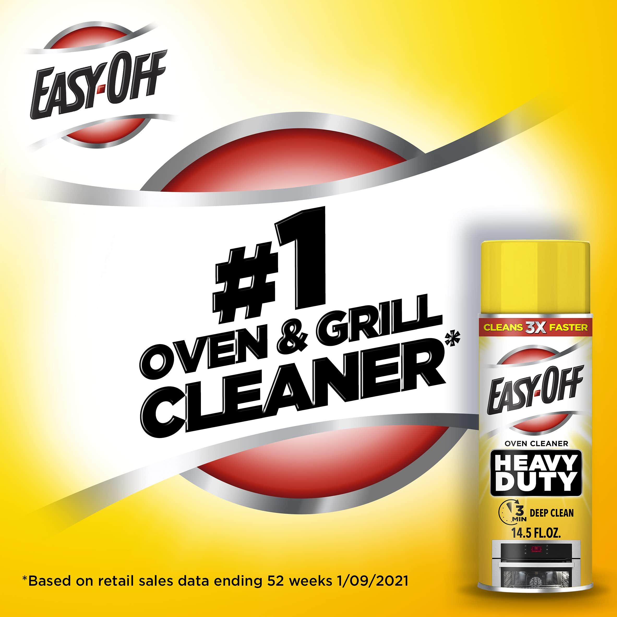 Easy Off Easy Off Heavy Duty Oven Cleaner, Regular Scent 14.5 oz Can (Pack of 2)