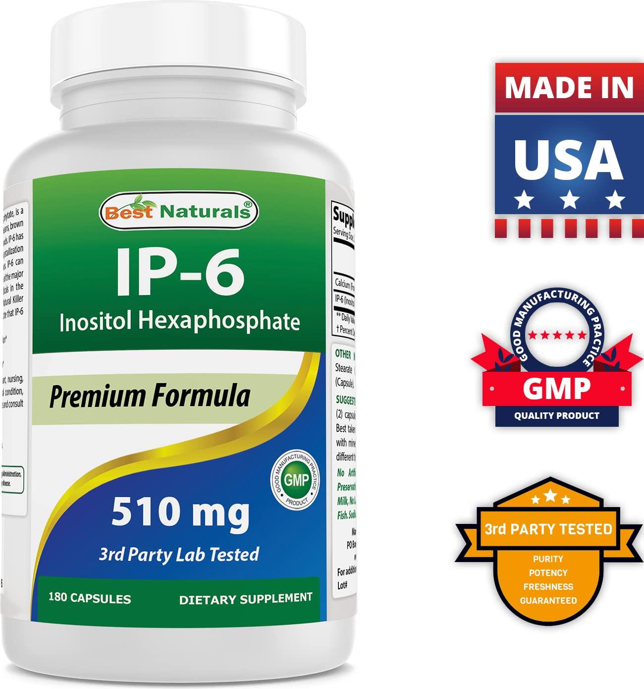 Best Naturals Best Naturals IP-6 510 mg 180 Capsules