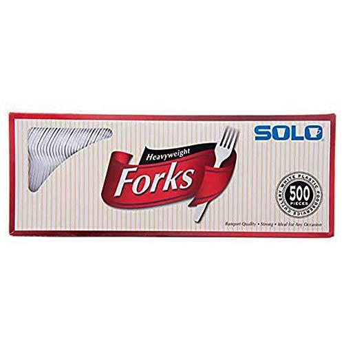 SOLO Solo Plastic Heavyweight Fork 500 Count
