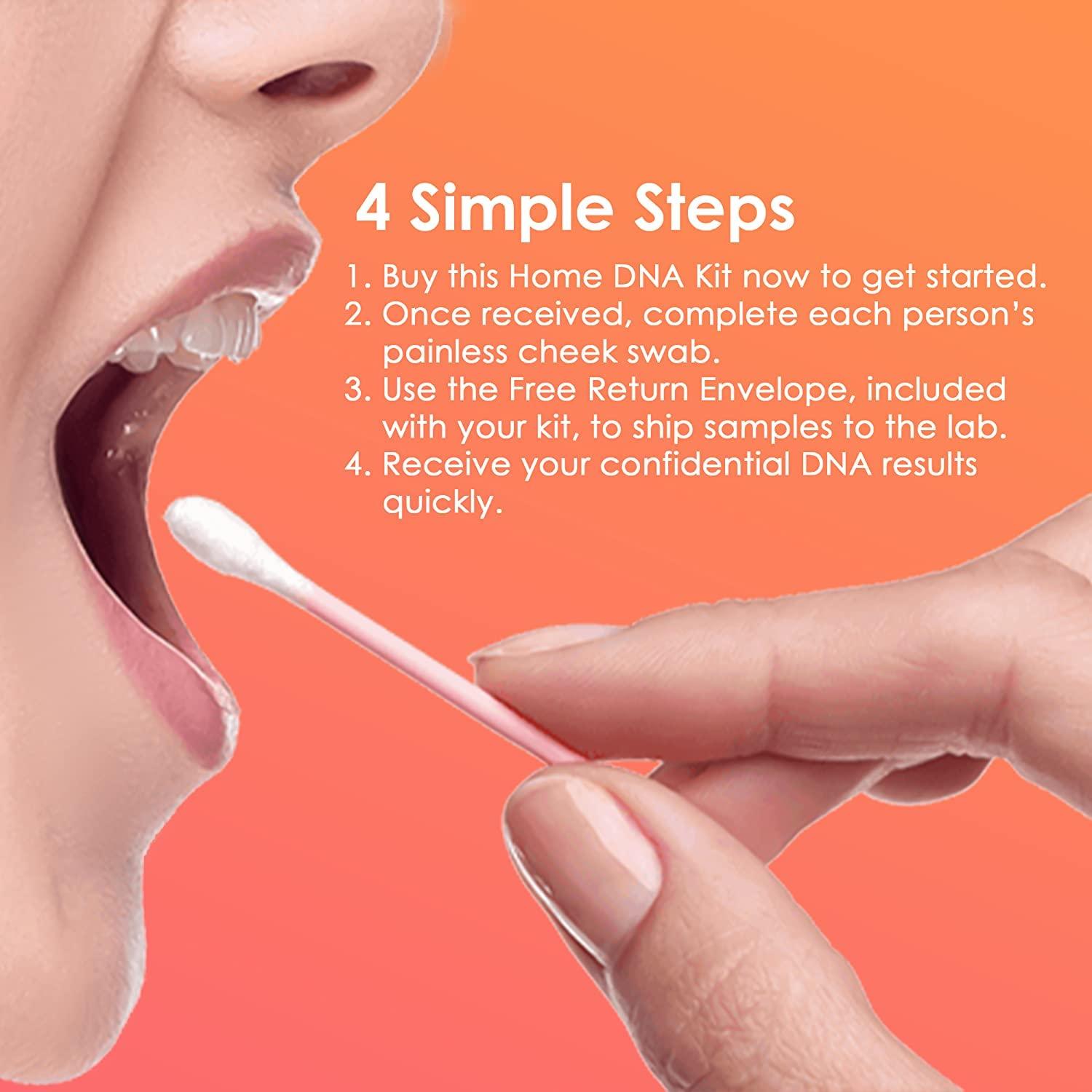 CHOICE DNA TESTING Infidelity Lab Based Male & Female DNA Detection - Includes Return Shipping to Lab (Male and Female DNA Detection)