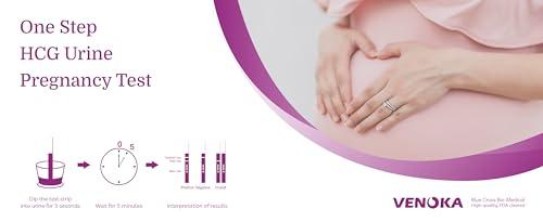venoka 10 x Early Pregancy Test Strips, Super Sensitivity 10 MIU/mL