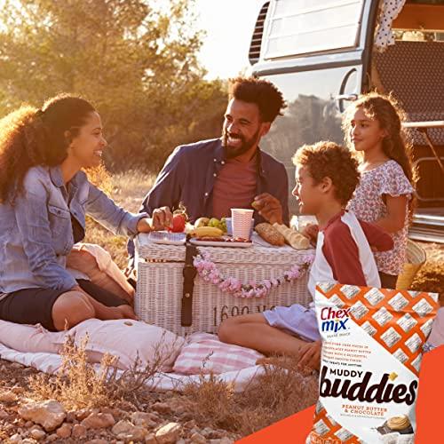 Chex Mix Chex Mix Muddy Buddies, Peanut Butter and Chocolate Snack Mix, 7 oz (Pack of 10)