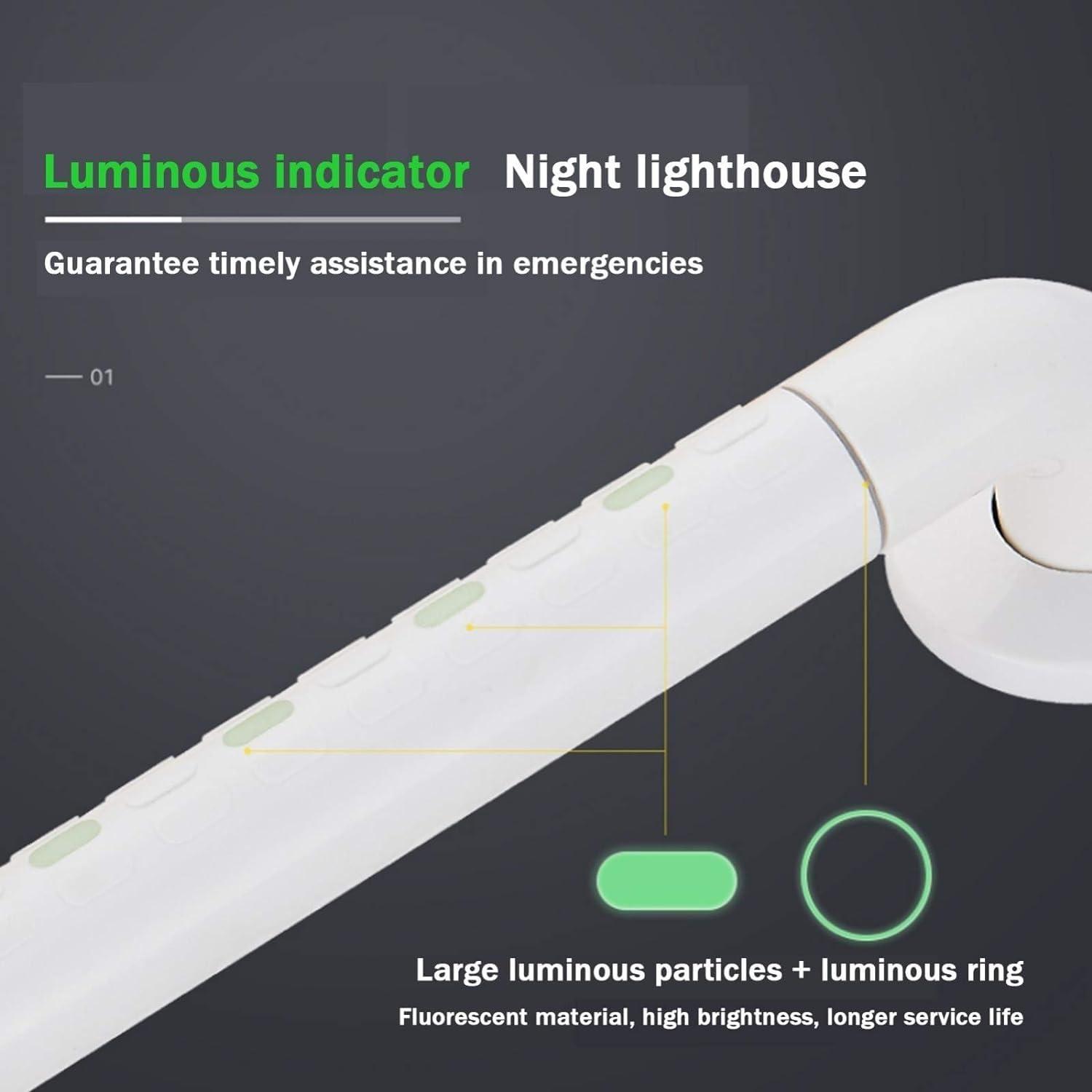 KarFri Safety Hand Support Rail Wall Mount Handicap Grab Bars Shower Handle Bathroom Accessories Grab Bars for Bathroom Bathtub Mounted (Size : 1PCS)