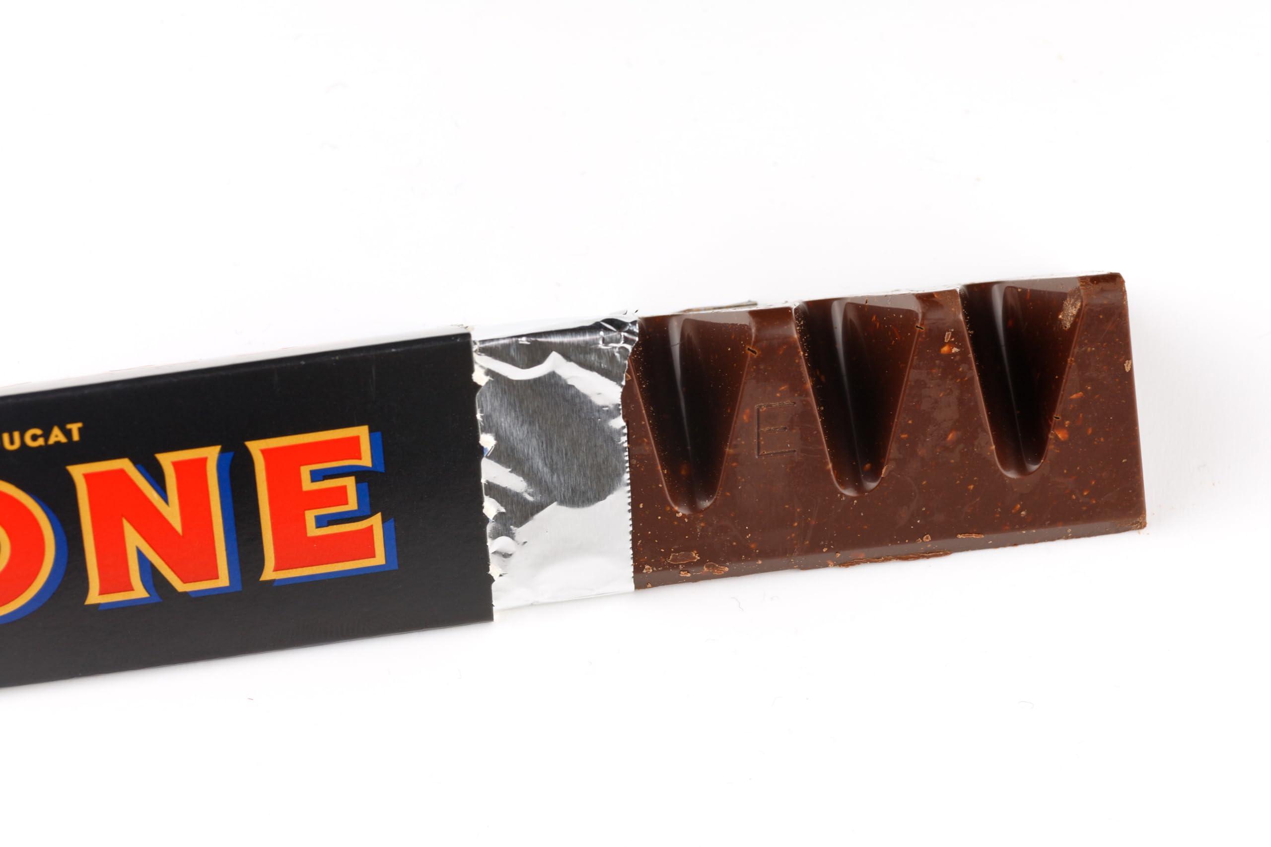 Purpalia Toblerone Chocolate Variety Pack - 3.52 oz: Classic Swiss Chocolate Bars Assortment Dark Chocolate Bars(Purpalia Packaging) (6 pack, Dark Chocolate)