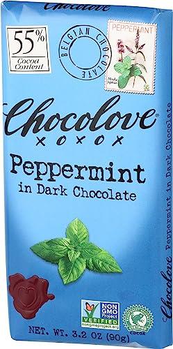 Chocolove Chocolove Peppermint in Dark Chocolate, 3.2 Ounce