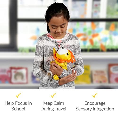 Fun and Function Fun and Function Leo The Weighted Lion - Weighted Stuffed Animal - Weighted Animals for Sensory Kids - Weighted Sensory Stuffed Animal for Ages 18 Mos+