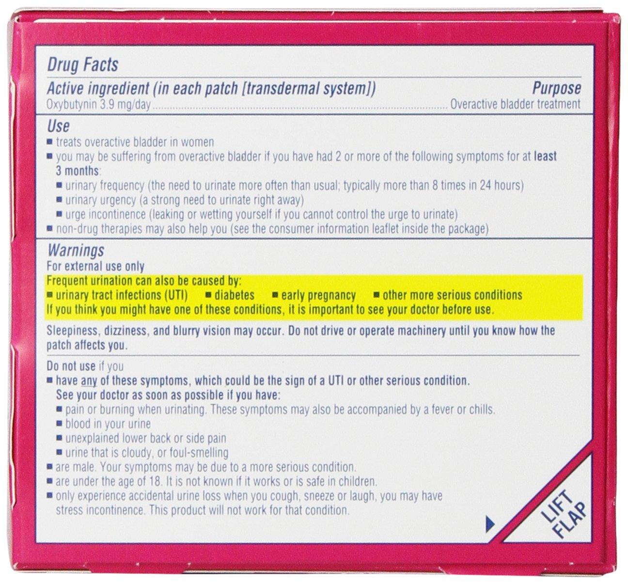 Oxytrol for Women Oxytrol for Women Overactive Bladder Transdermal Patch, 8 Count
