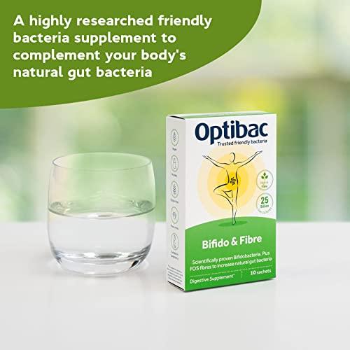 Optibac Probiotics OptiBac Probiotics Bifidobacteria & Fibre, Pack of 30 Sachets