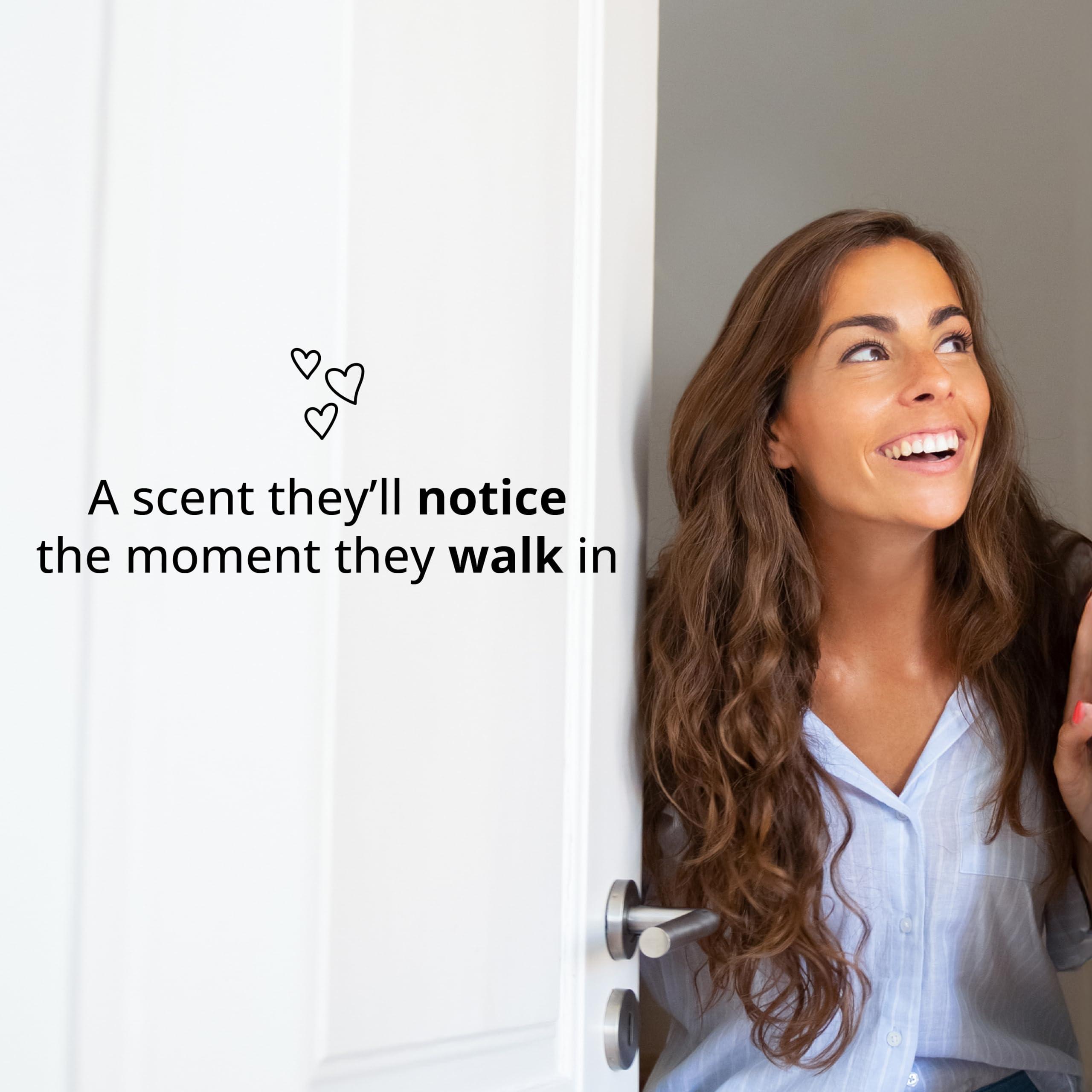 SCENTSATION Plug-in Essential Oil Diffuser - Silent & Waterless Aromatherapy - Cold Air Diffusion, Wide Area Coverage up to 500 SqFt - Ideal for Home, Office, Spa (Plug-in Diffuser - Black)