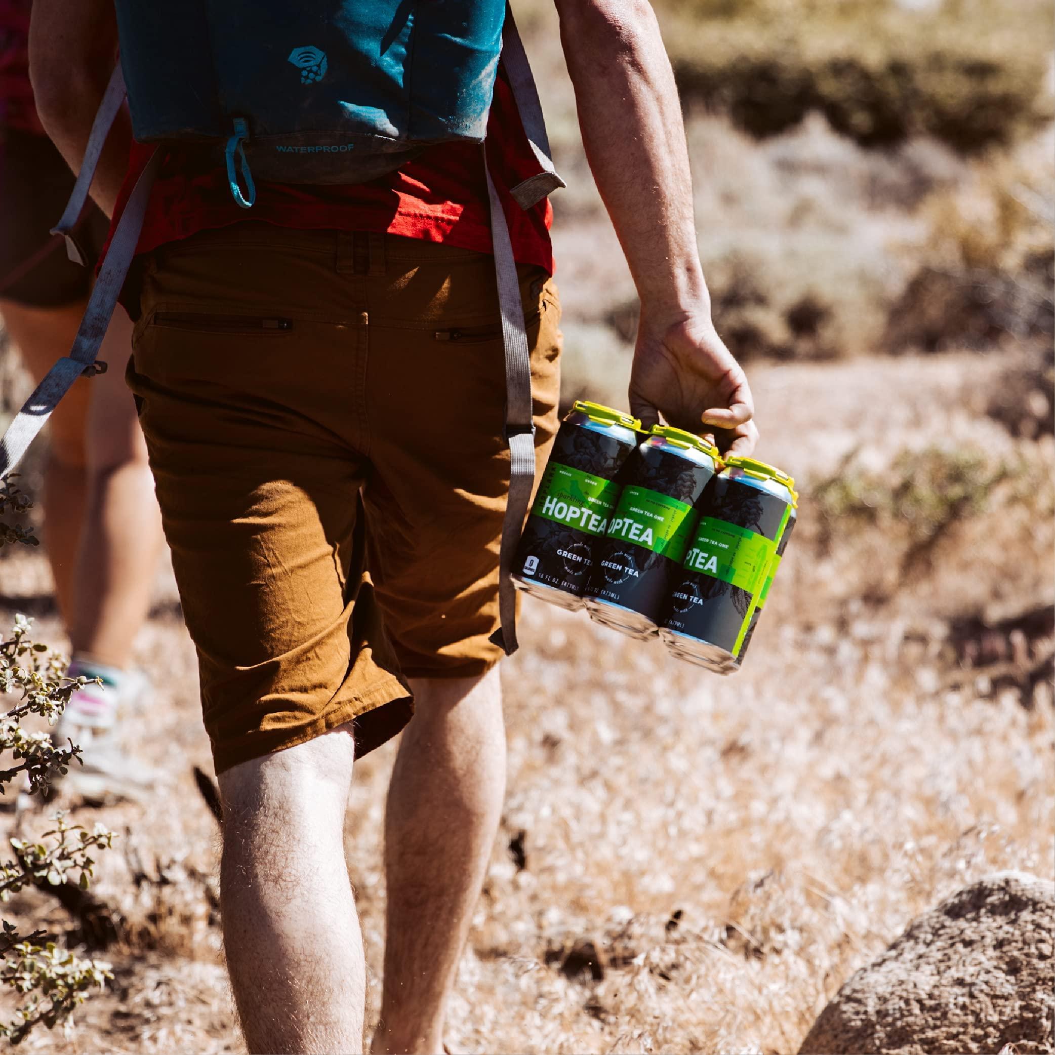 Hoplark HOPLARK Sparkling HopTea - The Green Tea One (12pk - 16oz Cans) - Craft Brewed NA Beer Alternative - Organic, Gluten-Free, Non GMO, Zero Calories, Sugar-Free, Natural Caffeine, Unsweetened