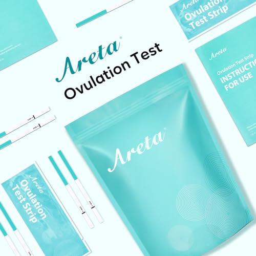 Areta Areta Ovulation Test Strips Kit: 30 Tests | Accurate & Reliable for Women | Fast & Convenient Fertility Tracking | High Accuracy Ovulation Test Kit
