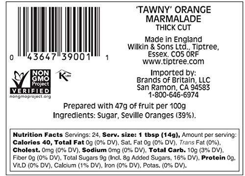 Tiptree Tiptree Tawny Orange Marmalade, 12 Ounce Jars (Pack of 6)
